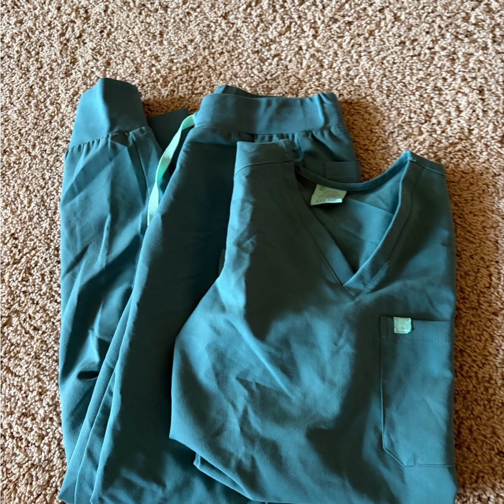 Teal Scrub Set